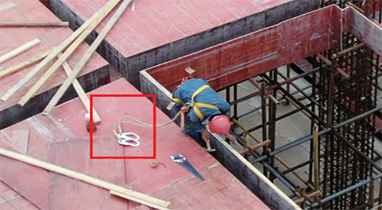 高處作業(yè)未系掛安全帶異常報警